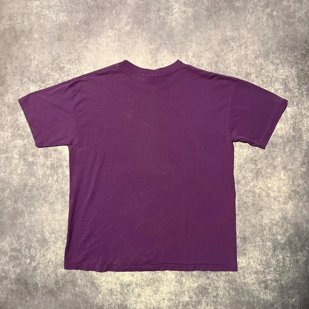 Vintage Hallmark Halloween Cat T-Shirt Womens XL‎ Purple Single Stitch Made USA